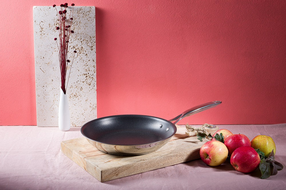 Cristel - 8'' Castel Pro Multiply Stainless Steel Non-Stick Fry Pan - P20CPFTEN