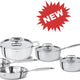 Cristel - 8 PC Stainless Steel Set Castel'Pro Ultraply Collection - SET8 pcPFN