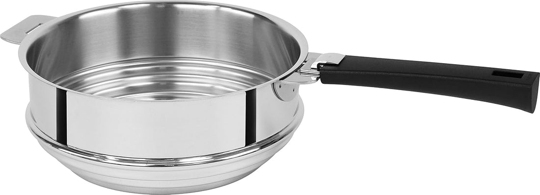 Cristel - 8" Stainless Steel Silver Steamer - CVU20Q - DISCONTINUED