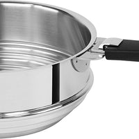 Cristel - 8" Stainless Steel Silver Steamer - CVU20Q - DISCONTINUED