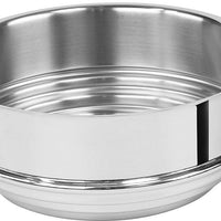 Cristel - 8" Stainless Steel Silver Steamer - CVU20Q - DISCONTINUED