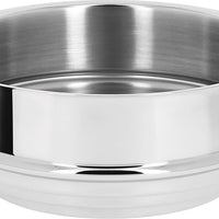 Cristel - 8" Stainless Steel Silver Steamer - CVU20Q - DISCONTINUED