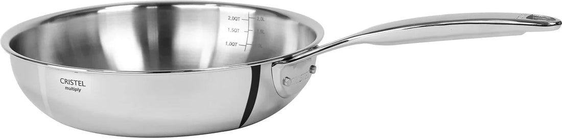 Cristel - 8.5" 5-Ply Frying Pan Castel'Pro Ultraply Collection - PS22CPFN