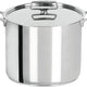 Cristel - 9 QT Stainless Steel Stockpot With Lid Castel' Pro Ultraply Collection - M24CPFN