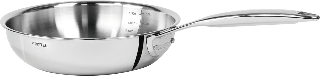 Cristel - 9.5" 5-Ply Frying Pan Castel'Pro Ultraply Collection - PS24CPFN