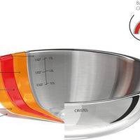 Cristel - 9.5" 5-Ply Frying Pan Castel'Pro Ultraply Collection - PS24CPFN