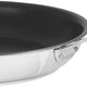 Cristel - 9.5'' Castel Pro Multiply Stainless Steel Non-Stick Fry Pan - P24CPFTEN