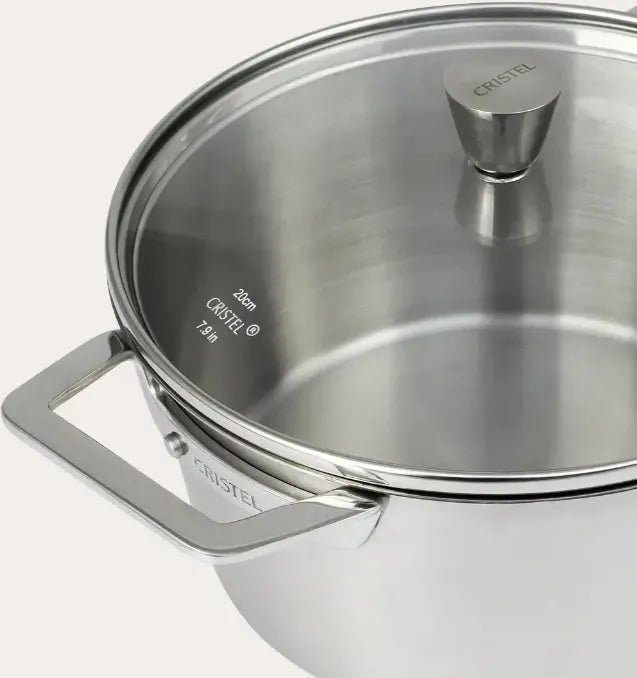 Cristel - 9.5" Round Glass Lid - K24MV