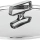 Cristel - 9.5'' Stainless Steel Lid Castel'Pro Ultraply Collection - K24CPFN