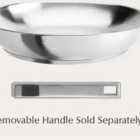 Cristel - 9.5" Stainless Steel Silver Deep Frying Pan - PH24QL