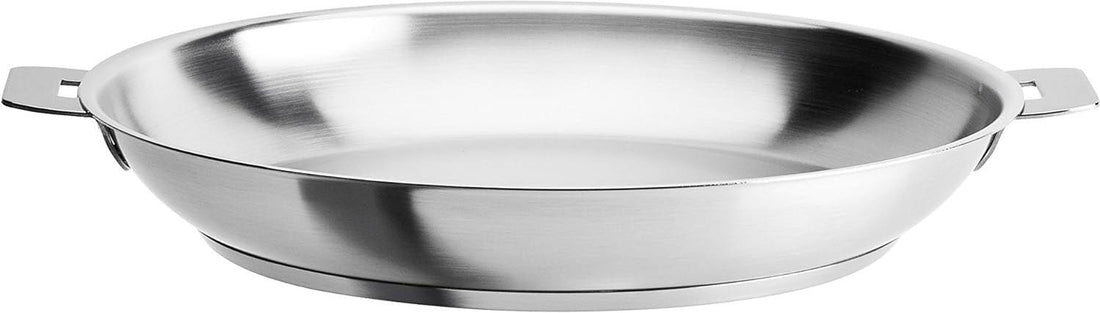 Cristel - 9.5" Stainless Steel Silver Deep Frying Pan - PH24QL