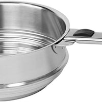 Cristel - 9.5" Stainless Steel Silver Strate Universal Steamer - CVU24QL