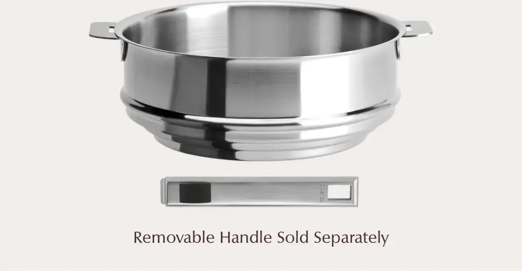 Cristel - 9.5" Stainless Steel Silver Strate Universal Steamer - CVU24QL