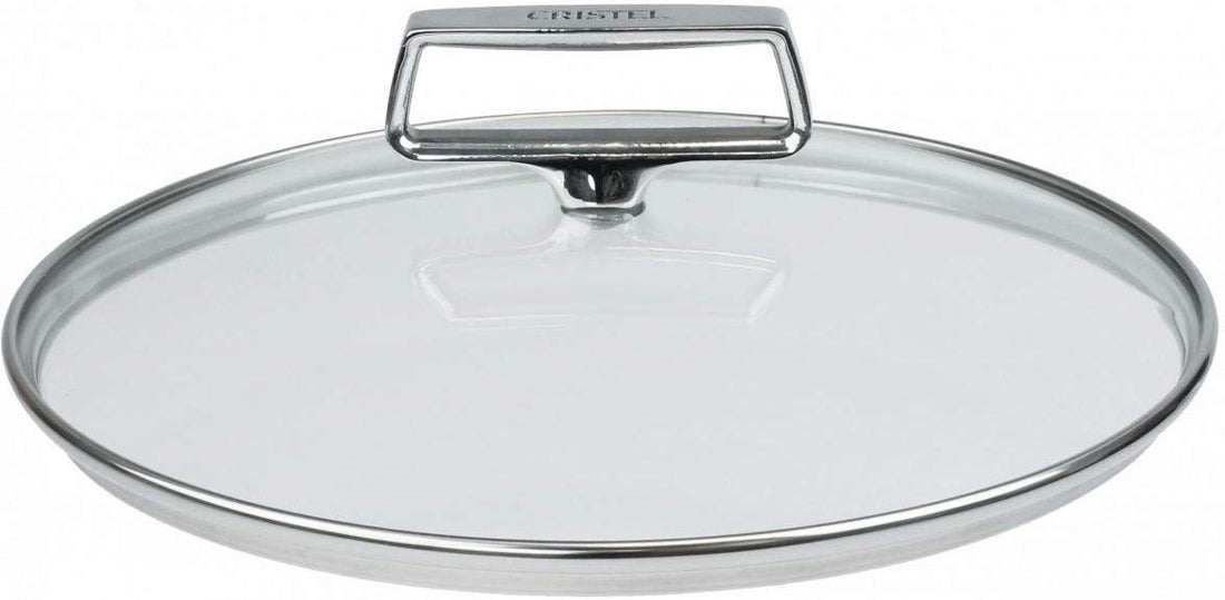 Cristel - Castel'Pro 12" Domed Glass Lids With Fixed Stainless Handle - K30VCPF