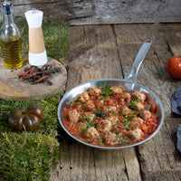 Cristel - Castel'Pro Multiply 10" Stainless Steel Frying Pan With Fixed Handle - P26CPFTN