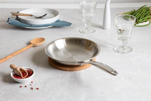 Cristel - Castel'Pro Multiply 8" Stainless Steel Frying Pan With Fixed Handle - P20CPFTN