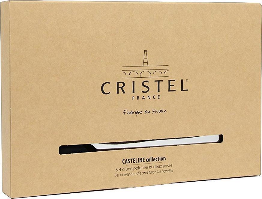 Cristel - Casteline Casteline, Pack of 1 Long Handle + 2 Side Handles - SPPLCX