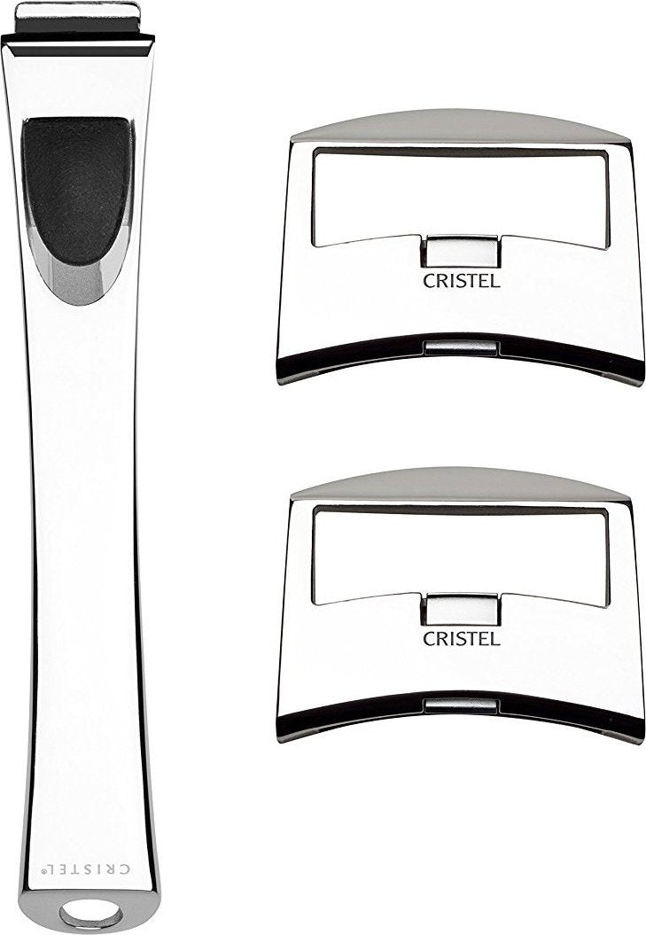 Cristel - Casteline Casteline, Pack of 1 Long Handle + 2 Side Handles - SPPLCX - DISCONTINUED