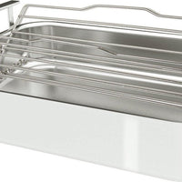 Cristel - Compléments 3-Ply Roaster 2 Large Handles +SS Grid+Thermometer - PFR40