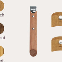Cristel - Pack of Walnut Wood Handles - SPPLCXBN
