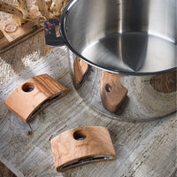 Cristel - Pack of Walnut Wood Handles - SPPLCXBN