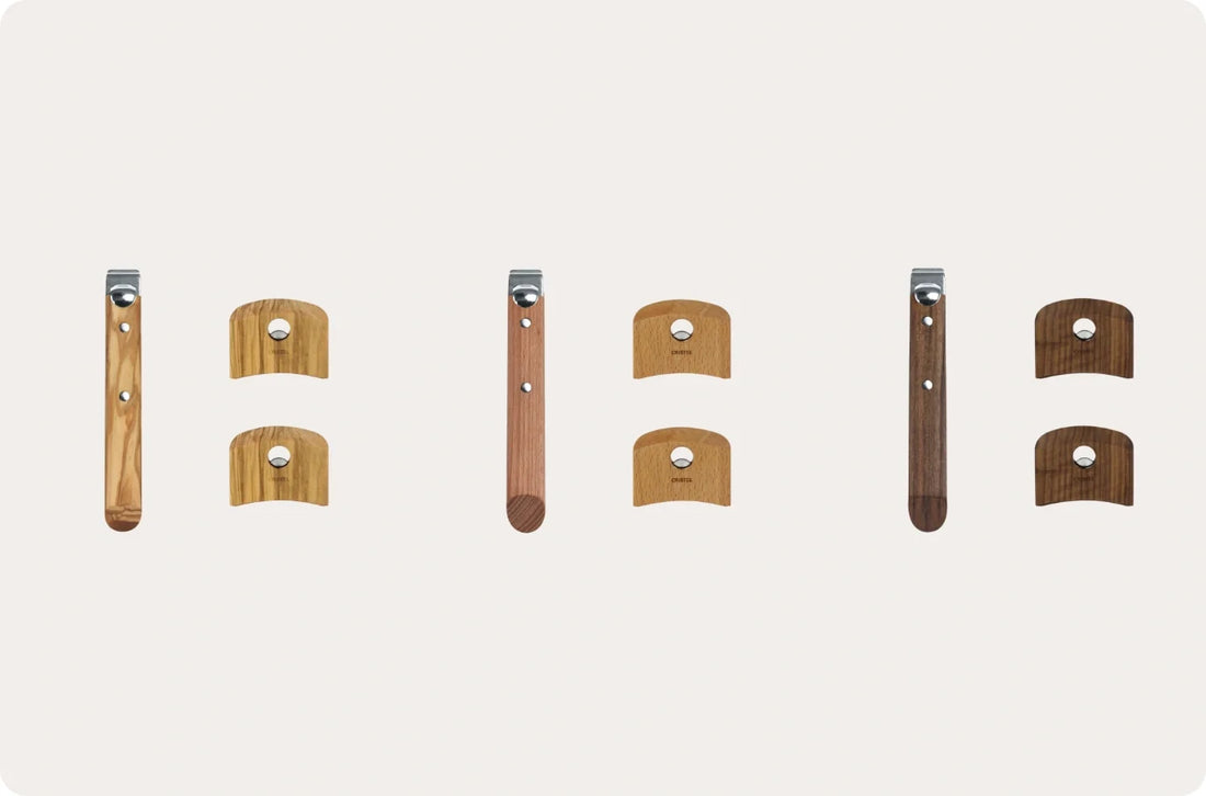 Cristel - Pack of Walnut Wood Handles - SPPLCXBN