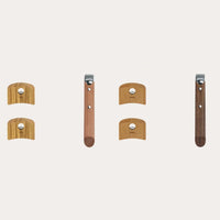 Cristel - Pack of Walnut Wood Handles - SPPLCXBN