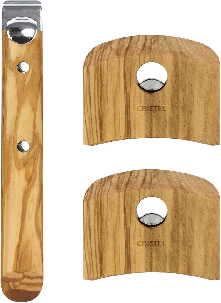 Cristel - Pack of Walnut Wood Handles - SPPLCXBN
