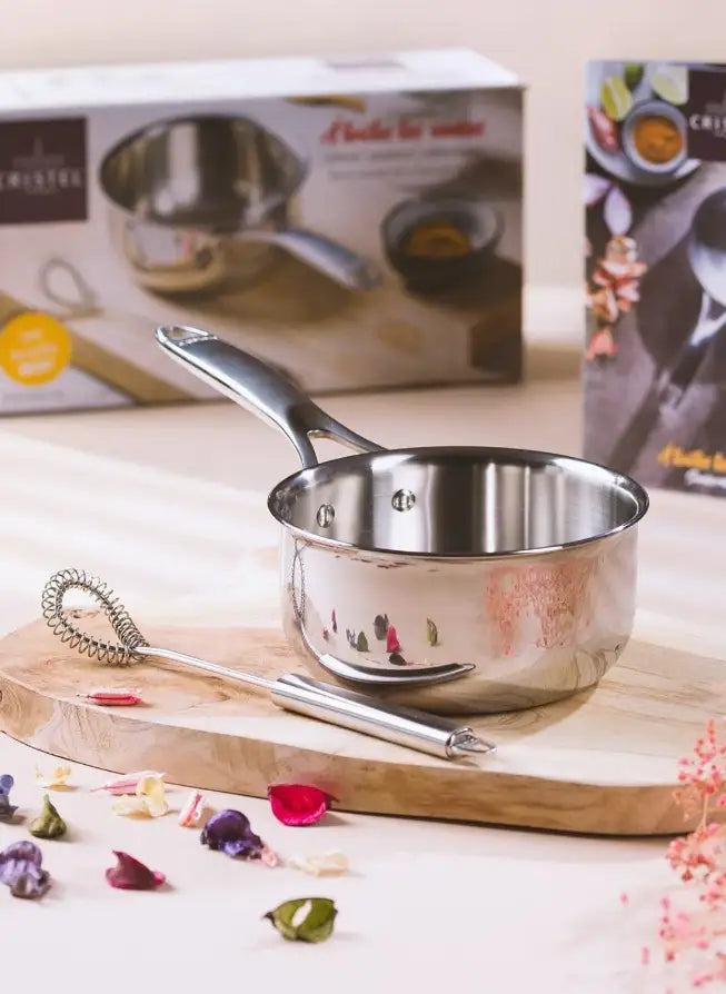 Cristel - Stainless Steel Saucepan Cooking Set - STC14CPF