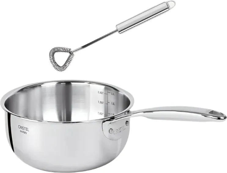Cristel - Stainless Steel Saucepan Cooking Set - STC14CPF