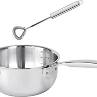Cristel - Stainless Steel Saucepan Cooking Set - STC14CPF