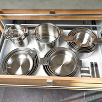 Cristel - Strate Silver Stainless Steel, Pack of Handles - SPPLSX