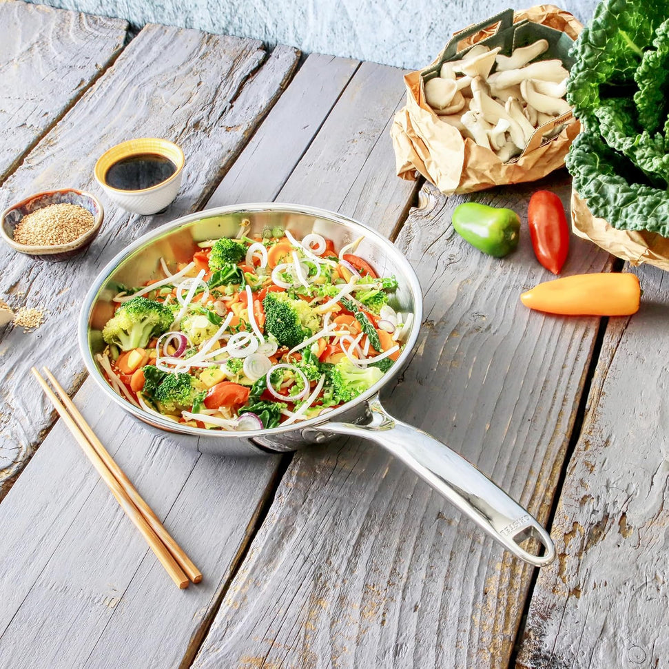 Cristel - Ultraply® Collection 7" Stainless Steel Frying Pan - PS18CPFN