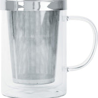 Cristel - Verbana Double Wall Tea Cup 0.4 L with Infuser - THM04V