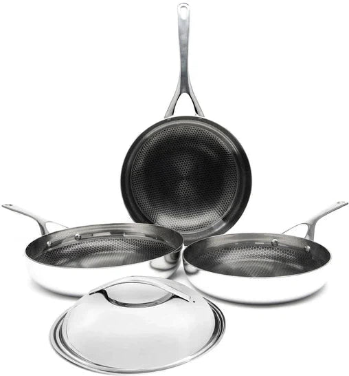 Crowd Cookware - 11" The Tricorne Stainless Steel Lid - Suitable for Blackbeard, Buccaneer and Naked Pan (28 cm) - 77700 - DISCONTINUED
