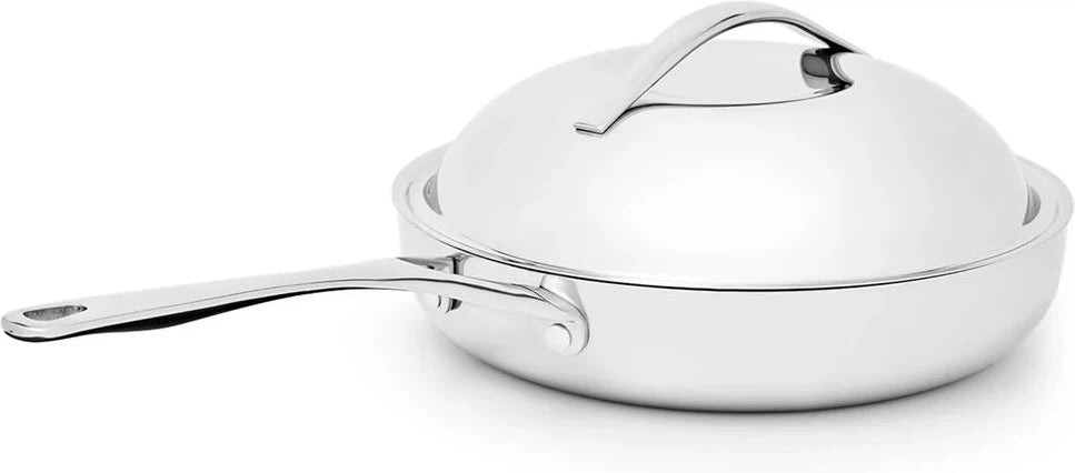 Crowd Cookware - 9.5" Blackbeard Stainless Steel Lid - Suitable for Buccaneer and Naked Pan - 77615 - DISCONTINUED