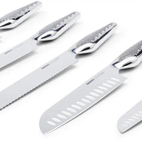 Crowd Cookware - Stainless Steel Knives with Whetstone, Pack of 6 - 77659