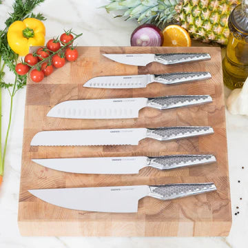 Crowd Cookware - Stainless Steel Knives with Whetstone, Pack of 6 - 77659