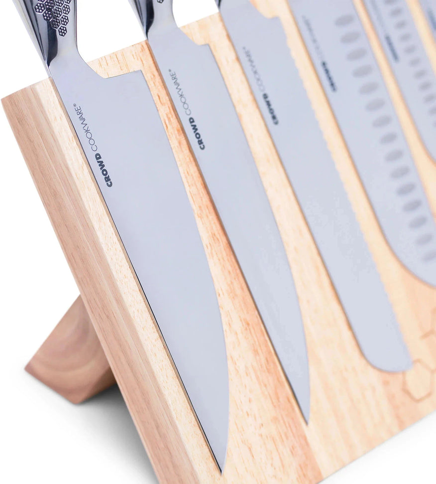 Crowd Cookware - Stainless Steel Knives with Whetstone, Pack of 6 - 77659