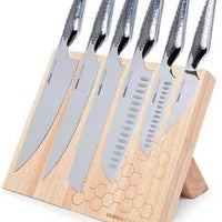 Crowd Cookware - Stainless Steel Knives with Whetstone, Pack of 6 - 77659