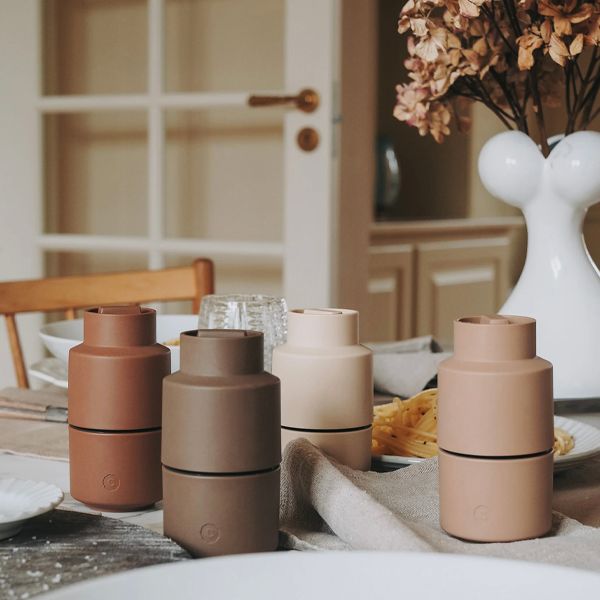 CrushGrind - BILLUND 12 cm All Spice & Cardamom Salt Pepper Grinders, Pack of 2 - 060300-4002-X4