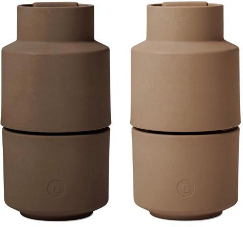 CrushGrind - BILLUND 12 cm All Spice & Cardamom Salt Pepper Grinders, Pack of 2 - 060300-4002-X4