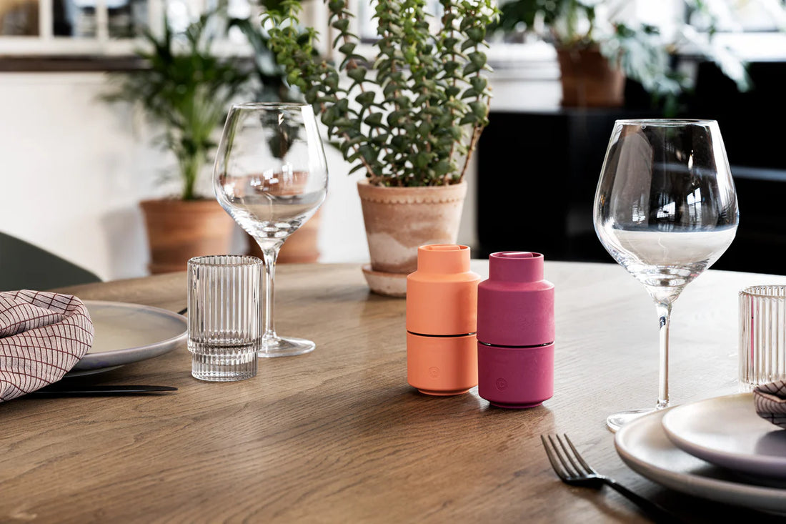 CrushGrind - BILLUND 12 cm Beetroot Salt Pepper Grinder - 060300-0076-X4