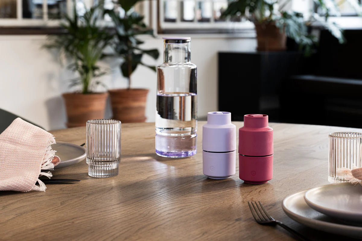 CrushGrind - BILLUND 12 cm Beetroot Salt Pepper Grinder - 060300-0076-X4
