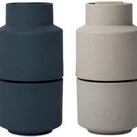 CrushGrind - BILLUND 12 cm Blueberry & Cumin Salt Pepper Grinders, Pack of 2 - 060300-4003-X4