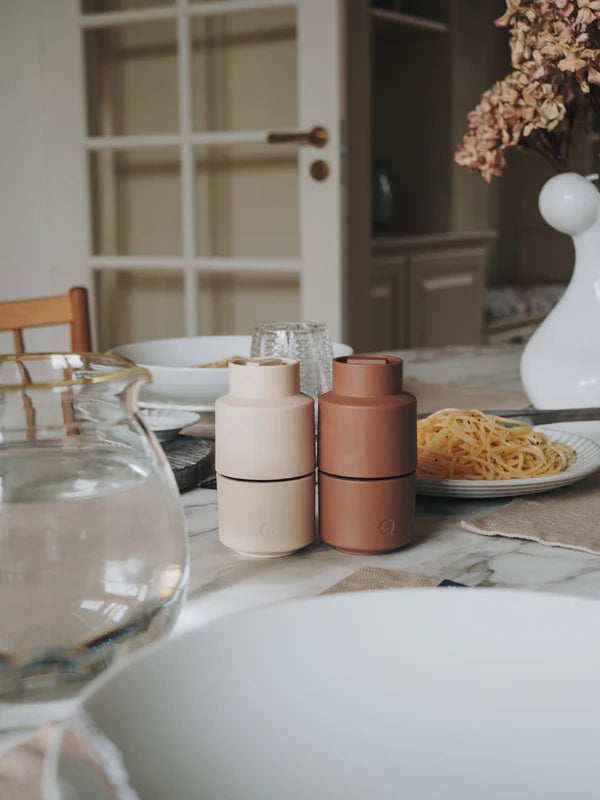 CrushGrind - BILLUND 12 cm Garlic Salt Pepper Grinder - 060300-0014-X4