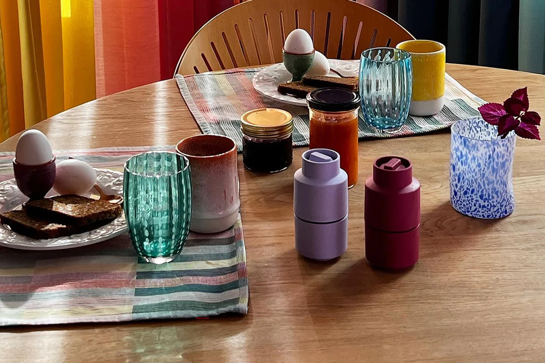 CrushGrind - BILLUND 12 cm Lavender Salt Pepper Grinder - 060300-0049-X4