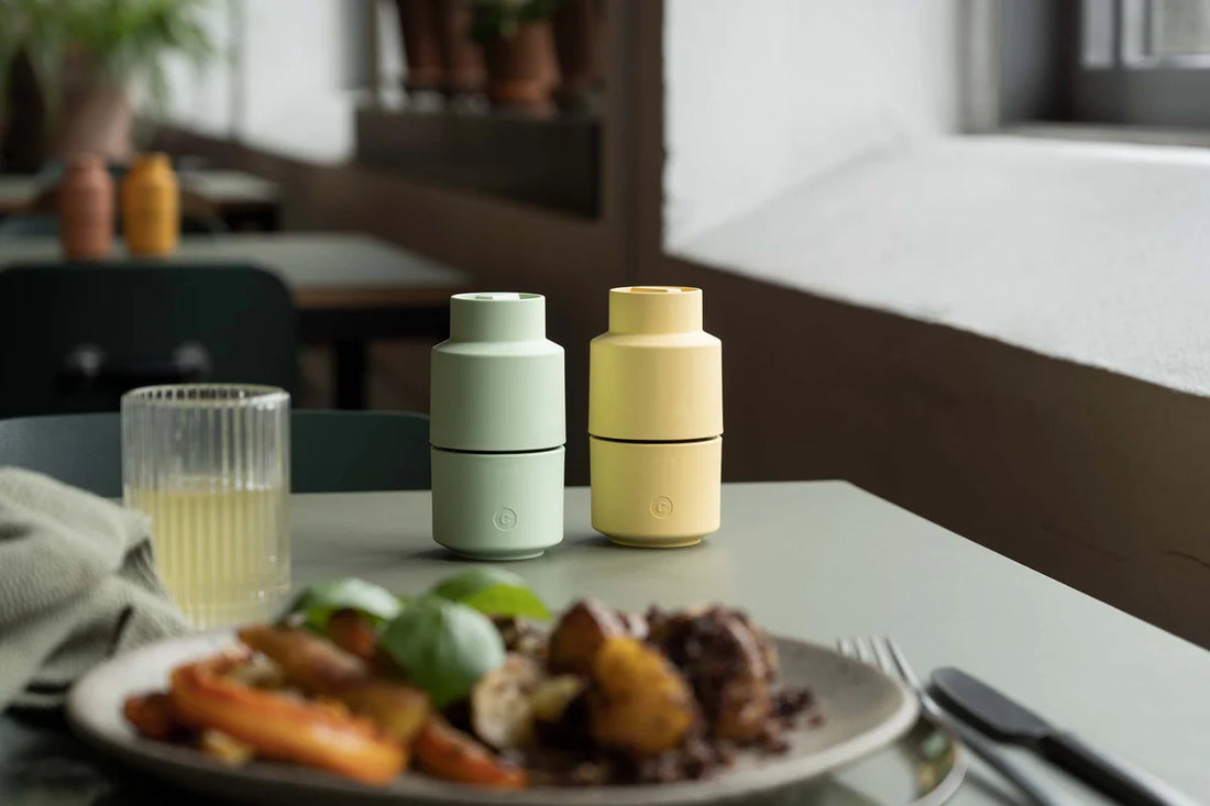CrushGrind - BILLUND 12 cm Lime Salt Pepper Grinder - 060300-0037-X4