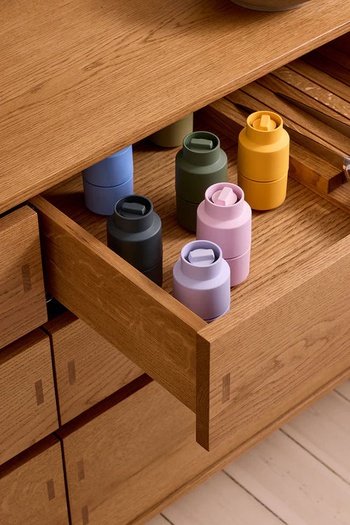 CrushGrind - BILLUND 12 cm Parsley Salt Pepper Grinder - 060300-0028-X4