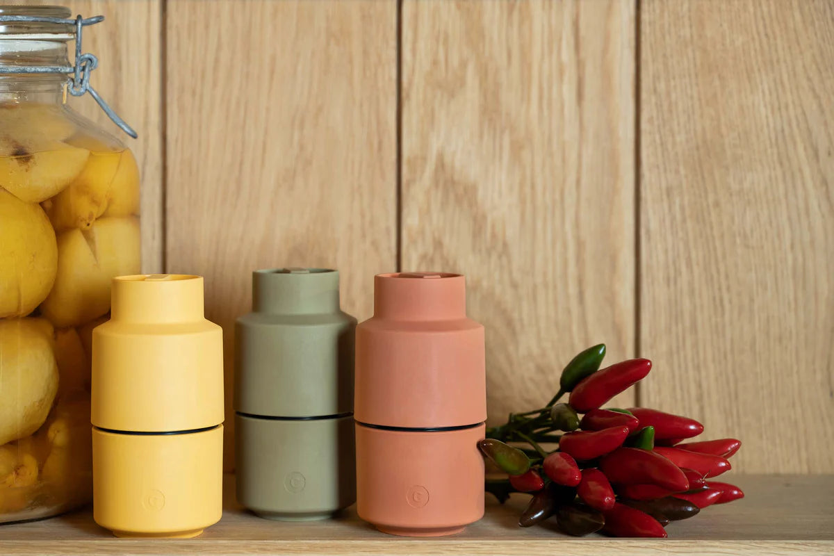 CrushGrind - BILLUND 12 cm Sage Salt Pepper Grinder - 060300-0032-X4